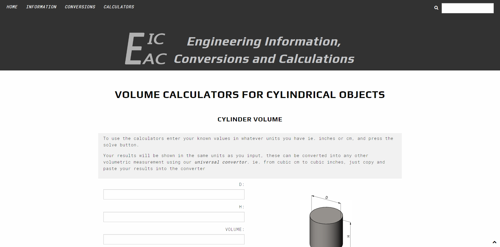 Calculator Section